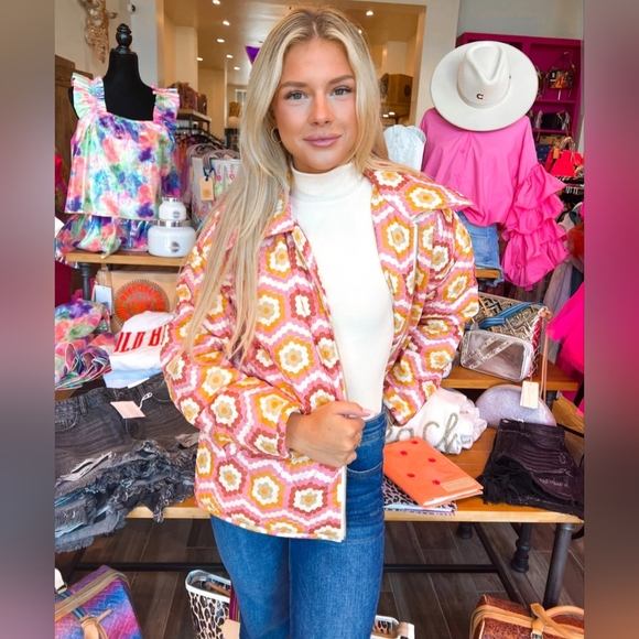 Show Me Your Mumu Powder Puffed Jacket size Small - Picture 5 of 14